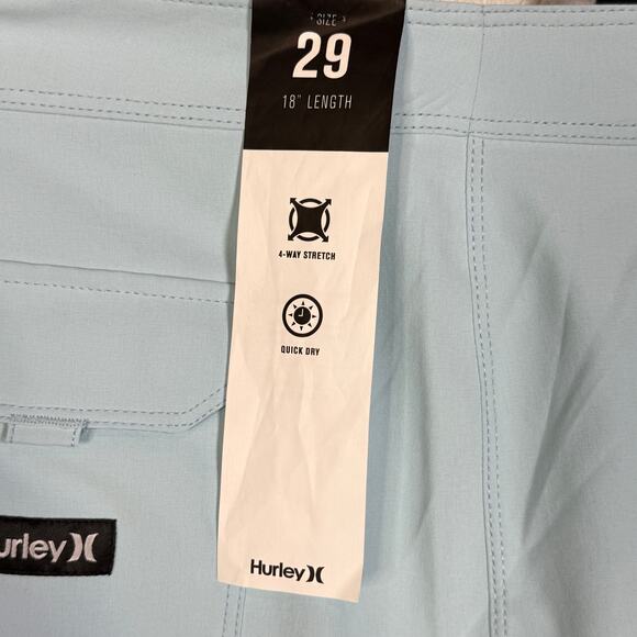 Hurley Men's Block Party Boardshort 18" in Sea Haze, Size 29 $50 - Picture 3 of 8
